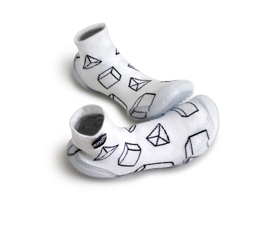 Geometric white Collégien x NUNUNU